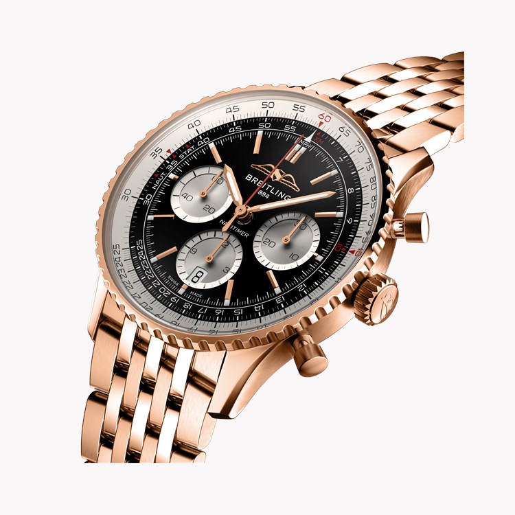 Breitling Navitimer B01 Chronograph 43 43mm, Black Dial, Baton Numerals_3