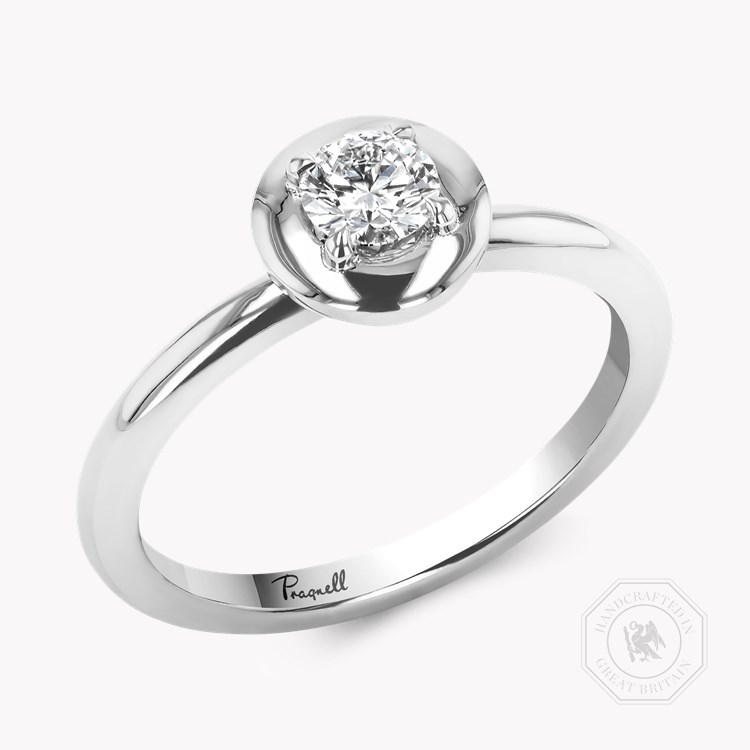Skimming Stone 0.30ct Brilliant Cut Diamond Ring Brilliant cut, Claw set_1