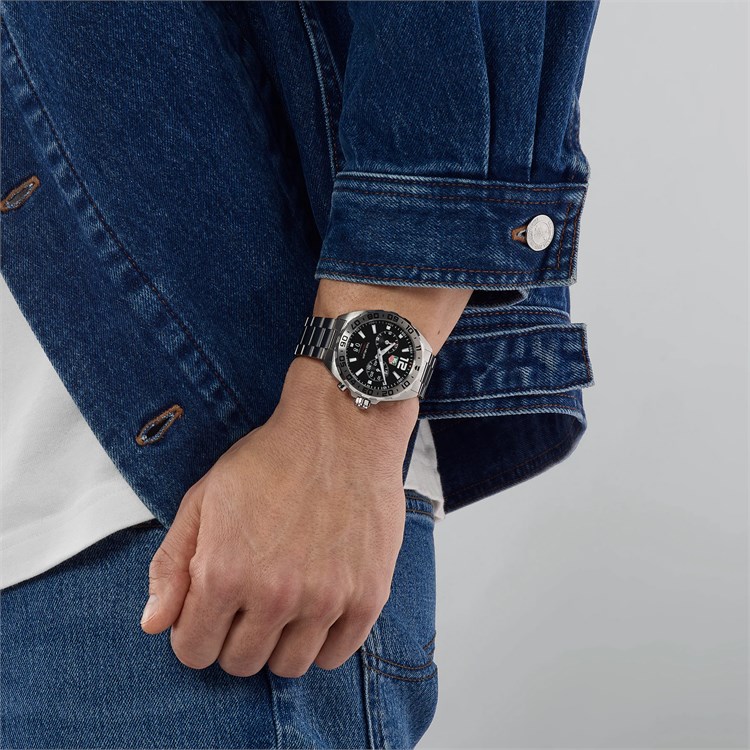 Tag Heuer Formula 1 41mm, Black Dial, Arabic and Baton Numerals_4