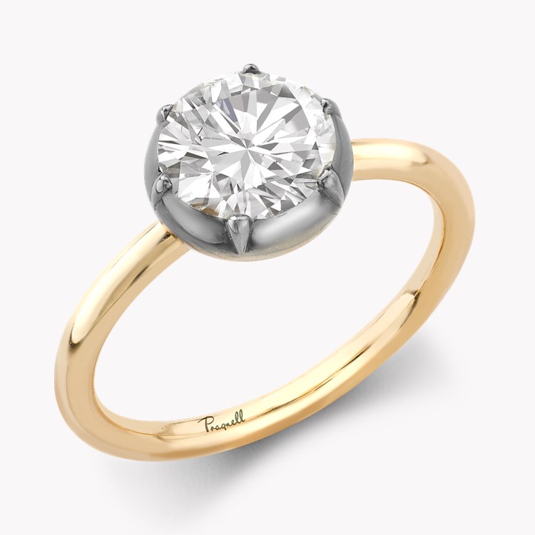 Georgian Setting 1.43ct Diamond Solitaire Ring Brilliant cut, Claw set_1