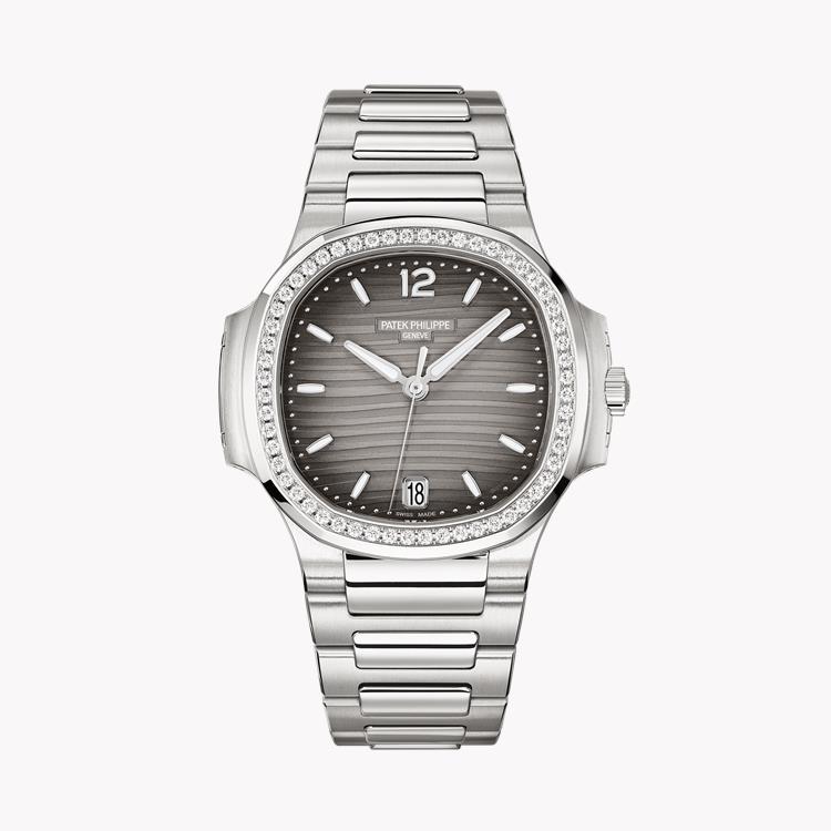 Patek Philippe Nautilus 35.2mm, Grey Dial, Baton Numerals_1