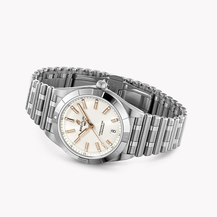 Breitling Chronomat Automatic 36 36mm, White Dial, Diamond Markers_4
