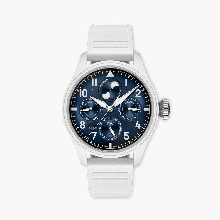 Big IWC Pilot's 42.9mm, Blue Dial, Arabic/Baton Numerals_1