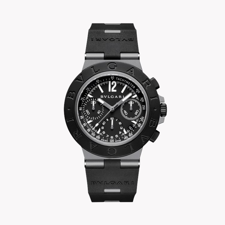 Bvlgari Bvlgari Aluminium 41mm, Black Dial, Arabic/Baton Numerals_1
