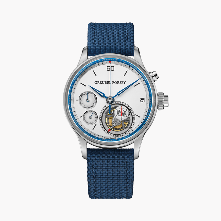 Greubel Forsey Nano Foudroyante 37.9mm, Silver Dial, Arabic/Baton Numerals_1