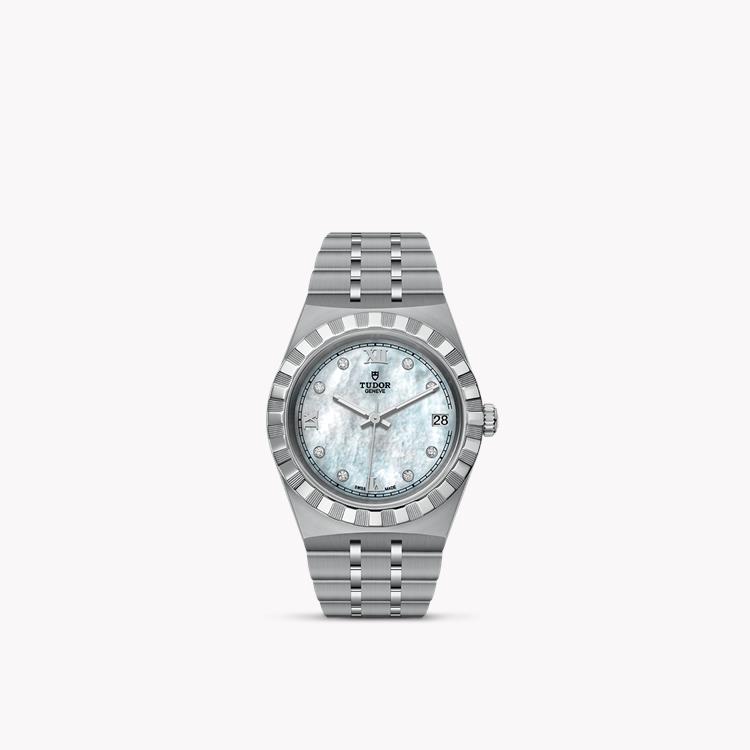 Tudor Royal  M28400-0005 34mm. Mother of Pearl Dial. Diamond Numerals_1