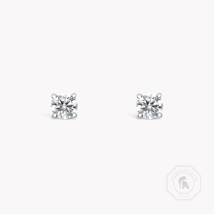 Diamond Stud Earrings Brilliant cut, Claw set_1