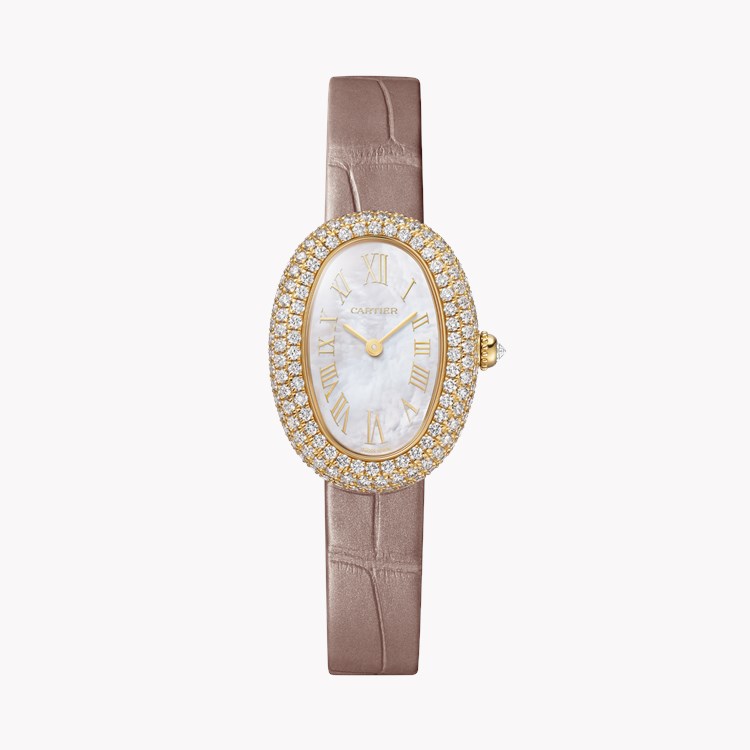 Cartier Baignoire de Cartier 23.1mm, Mother of Pearl Dial, Roman Numerals_1