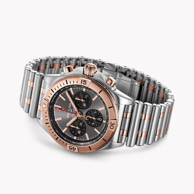 Breitling Chronmat B01 42 42mm, Grey Dial, Baton Numerals_4