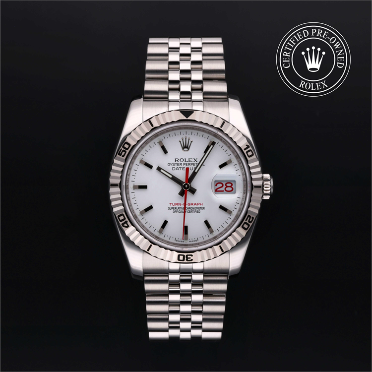 Datejust Turn-O-Graph with a bezel and bracelet
