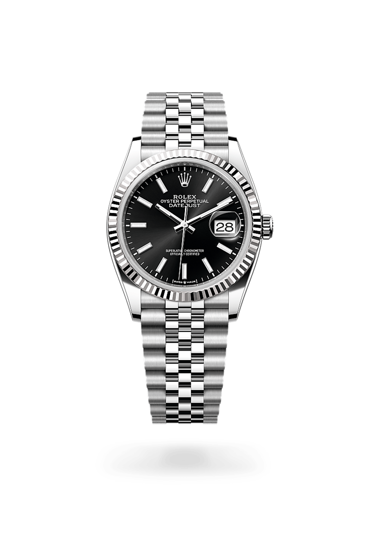 Datejust 36, Oyster, 36 mm, Oystersteel and white gold