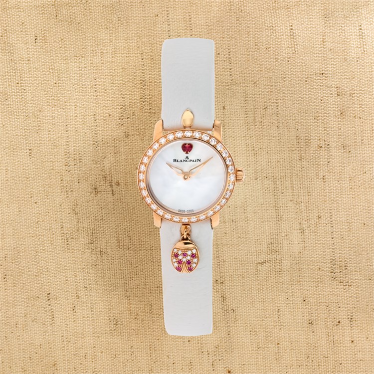 Blancpain Ladybird Ultraplate 21.5mm, Mother of Pearl Dial, Gem Set Numerals_1