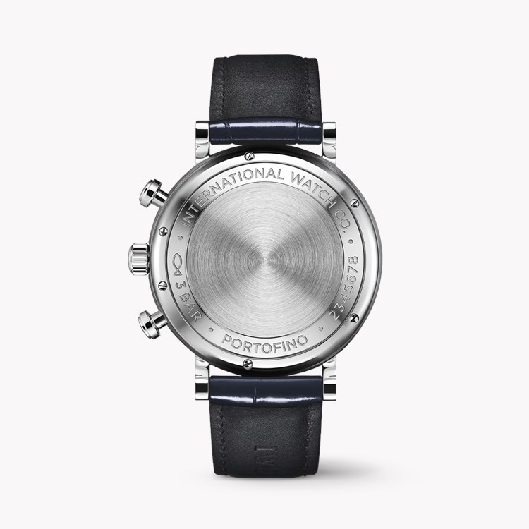 IWC Portofino Chonograph 42mm, Silver Dial, Baton Numerals_2