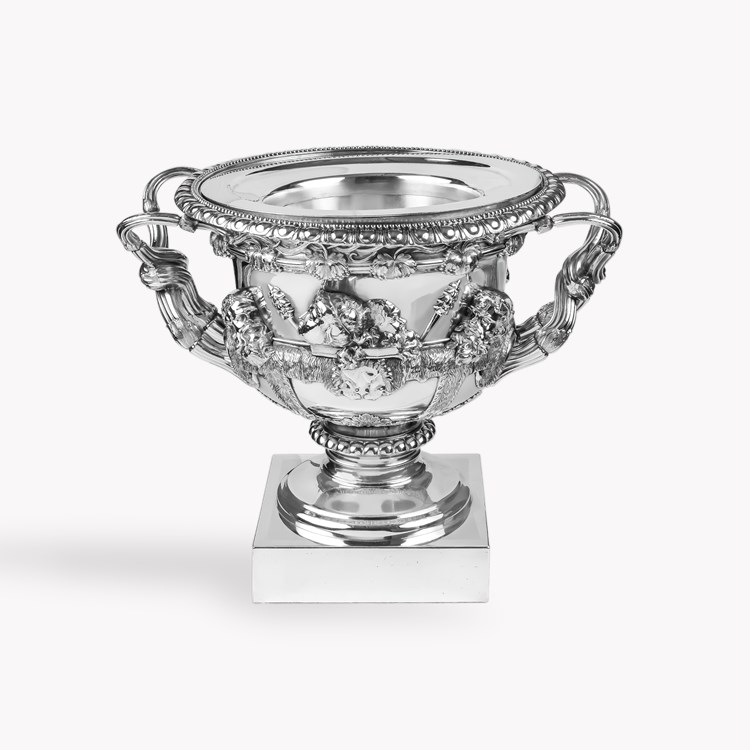 George IV Pair of Old Sheffield Silver Plated Warwick Vase Wine Coolers _3