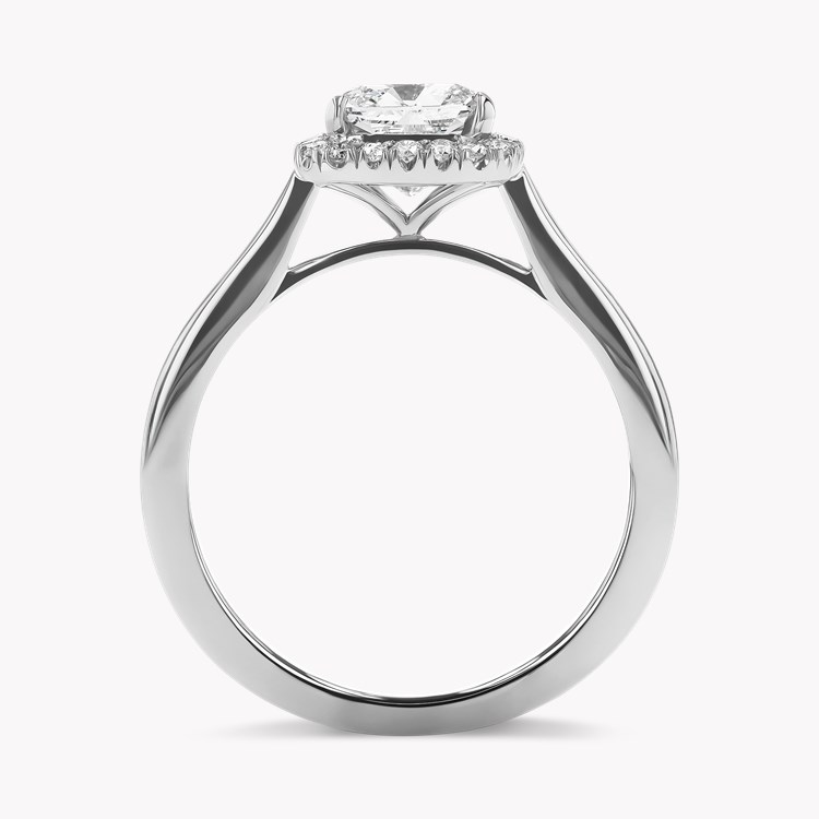 Celestial 1.20ct Cushion Cut Diamond Cluster Ring Cushion modern cut, Claw set_3