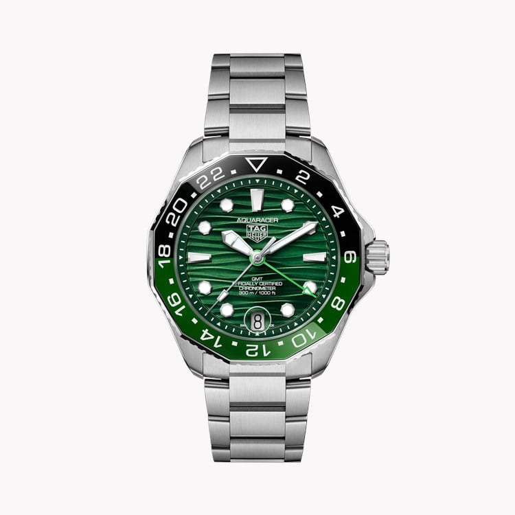Tag Heuer Aquaracer Professional 300 42mm, Green Dial, Baton Numerals_1
