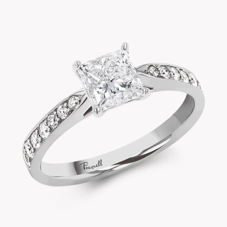 Duchess 0.22ct Princess Cut Diamond Ring Princess Cut, Claw Set_1