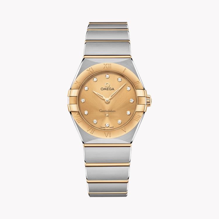 OMEGA Constellation  O13120286058001 28mm, Champagne Dial, Diamond Numerals_1