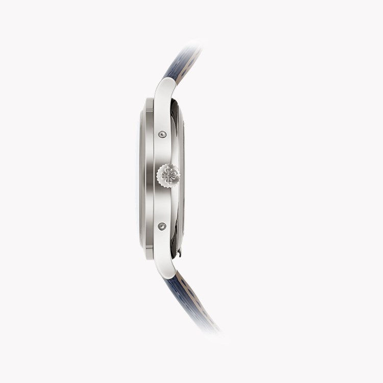 Patek Philippe Complications 38.5mm, Blue Dial, Diamond Numerals_3