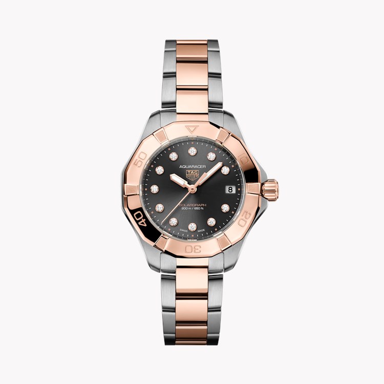 Tag Heuer Aquaracer Professional 200 34mm, Black Dial, Diamond Numerals_1