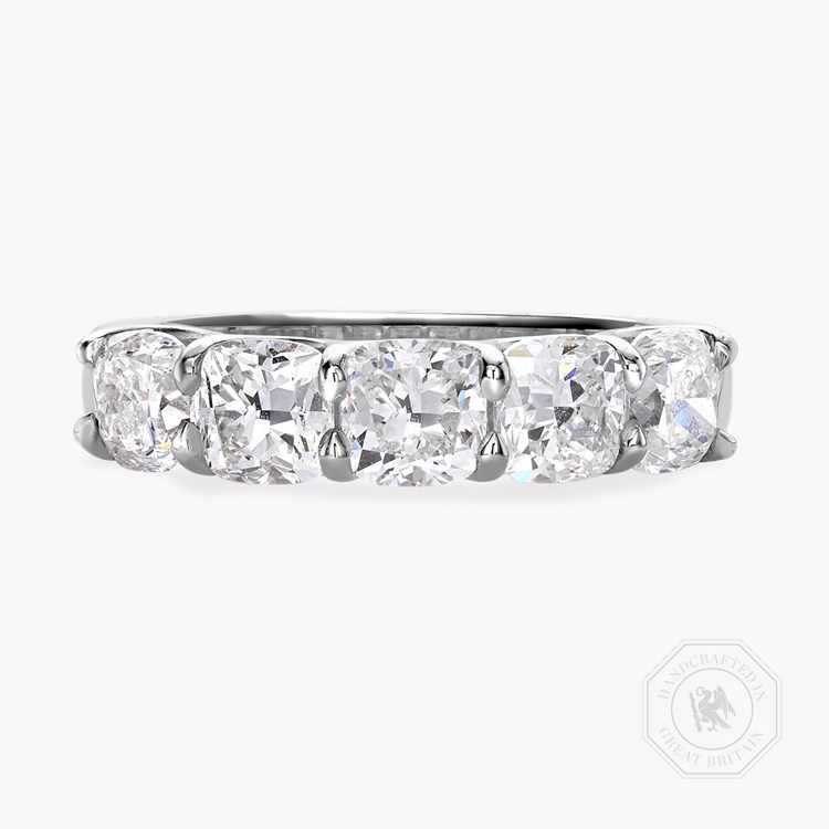 Cushion Cut Diamond Five-Stone Ring Cushion Cut, Five-Stone, Claw Set_1