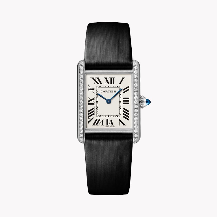 Cartier Tank 25.5mm, Silver Dial, Roman Markers_1