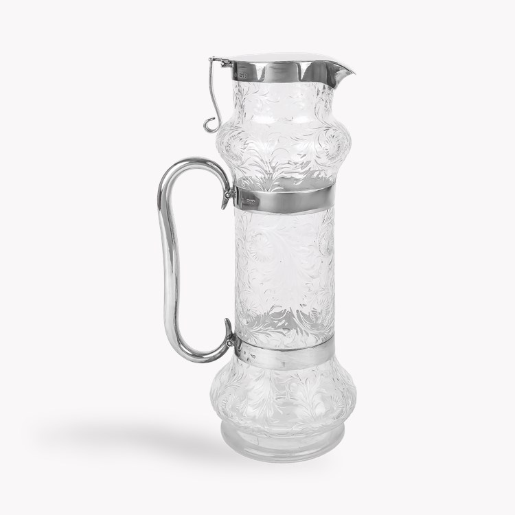 Silver Victorian Claret Jug Hallmarked London_1