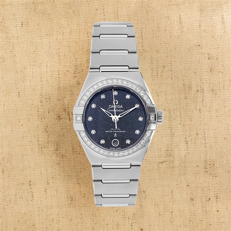 Pre-Owned OMEGA Constellation O13115292053001 Watch - 29mm, Blue 
