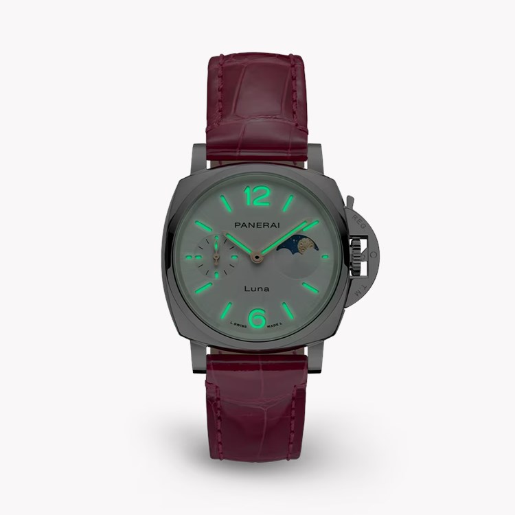 Panerai Luminor Due Luna - 38mm 38mm, White Dial, Arabic/Baton Numerals_3