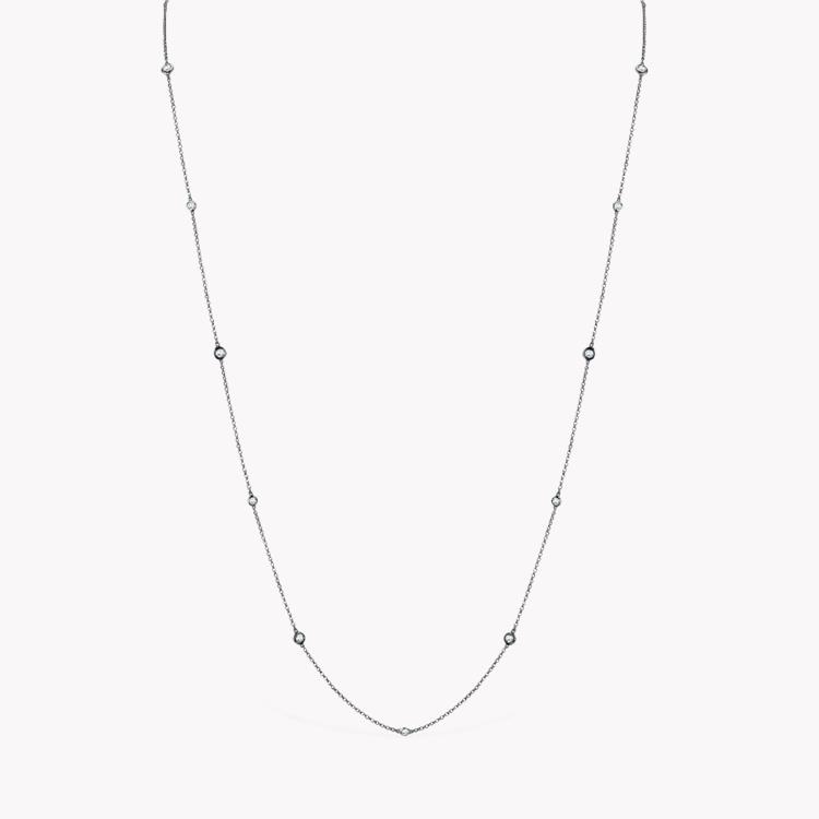 Sundance Diamond Necklace 1.81CT in 18CT White Gold Brilliant Cut, Spectacle Set_1