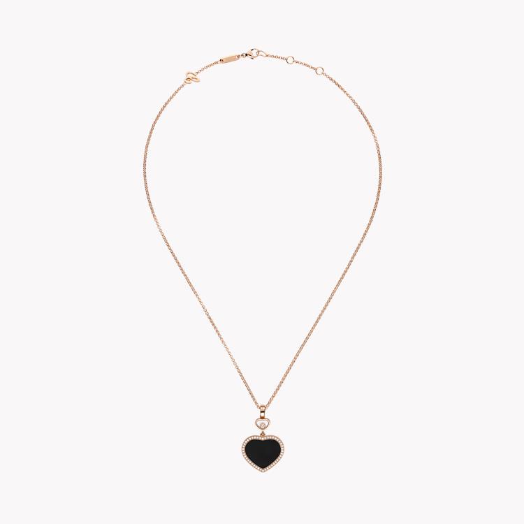 Chopard Happy Hearts Black Onyx and Diamond Pendant _2
