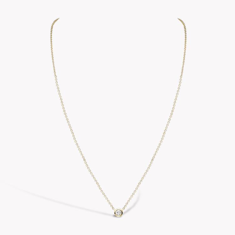 Brilliant Cut Diamond Pendant Brilliant Cut, Rubover Set_2