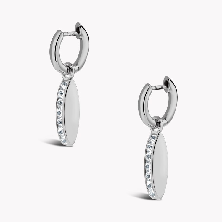 RockChic Inverted Princess Cut Diamond Drop Earrings Princess Cut, Channel Set_3