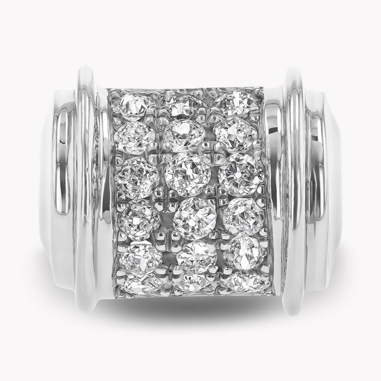 Art Deco Brilliant Cut Diamond Ring Brilliant Cut, Grain Set_2