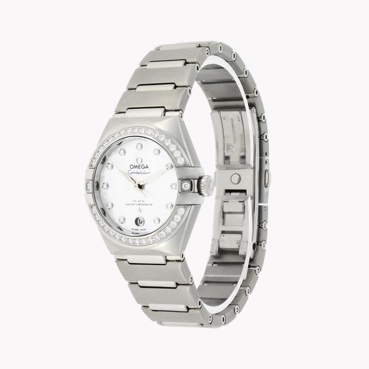 Pre-Owned OMEGA Constellation O13115292055001 Watch - 29mm, Mother 