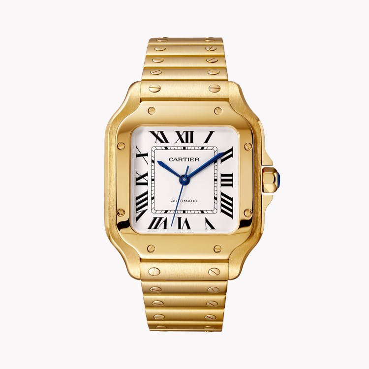 Cartier Santos de Cartier 35mm, Silver Dial, Roman Numerals_1