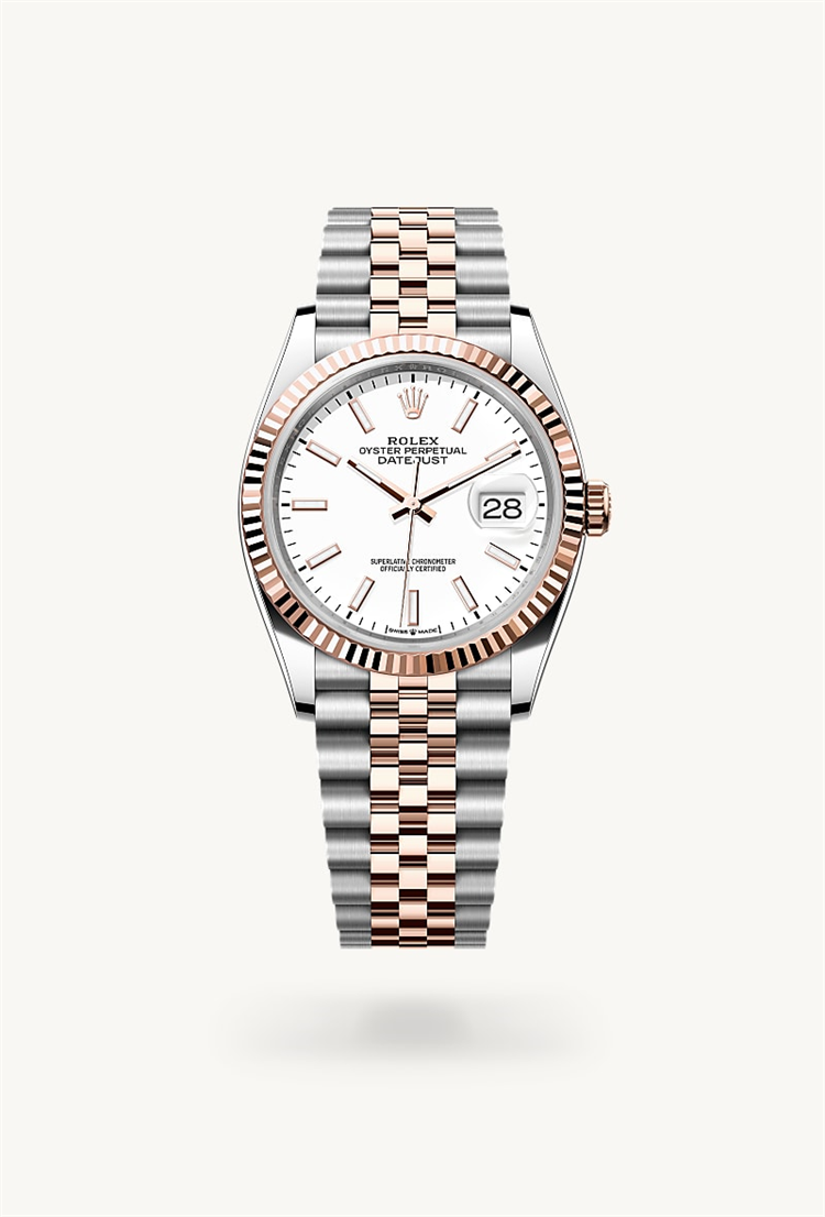 Datejust 36, Oyster, 36 mm, Oystersteel and Everose gold