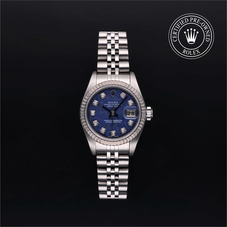 Lady-Datejust 26 with a bezel and bracelet