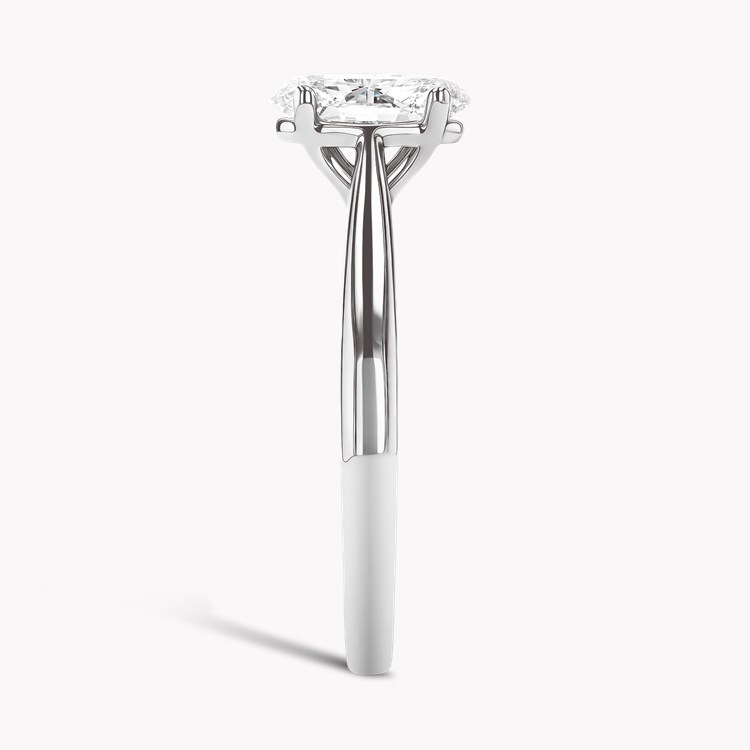 Gaia 0.50ct Oval Cut Diamond Ring Oval Cut, Claw Set_4