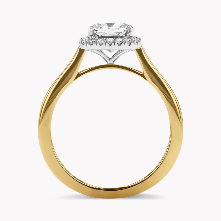 Celestial 1.02ct Cushion Cut Diamond Cluster Ring Cushion Cut, Claw Set_3
