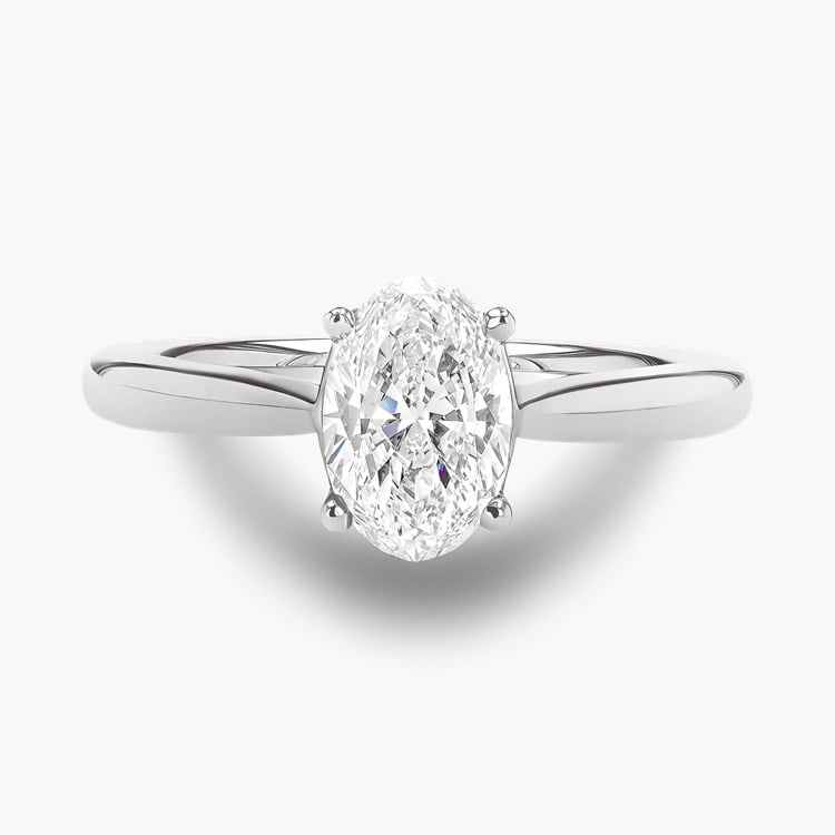 Gaia 0.50ct Oval Cut Diamond Ring Oval Cut, Claw Set_2