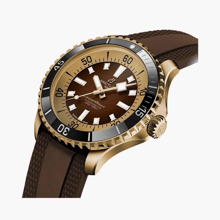 Breitling Superocean Automatic 44 Bronze 44mm, Chocolate Dial, Arabic & Baton Numerals_3