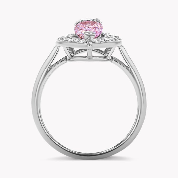 Art Deco Cartier Pear Shaped Fancy Coloured Diamond Ring Pear Shaped, Claw Set_3