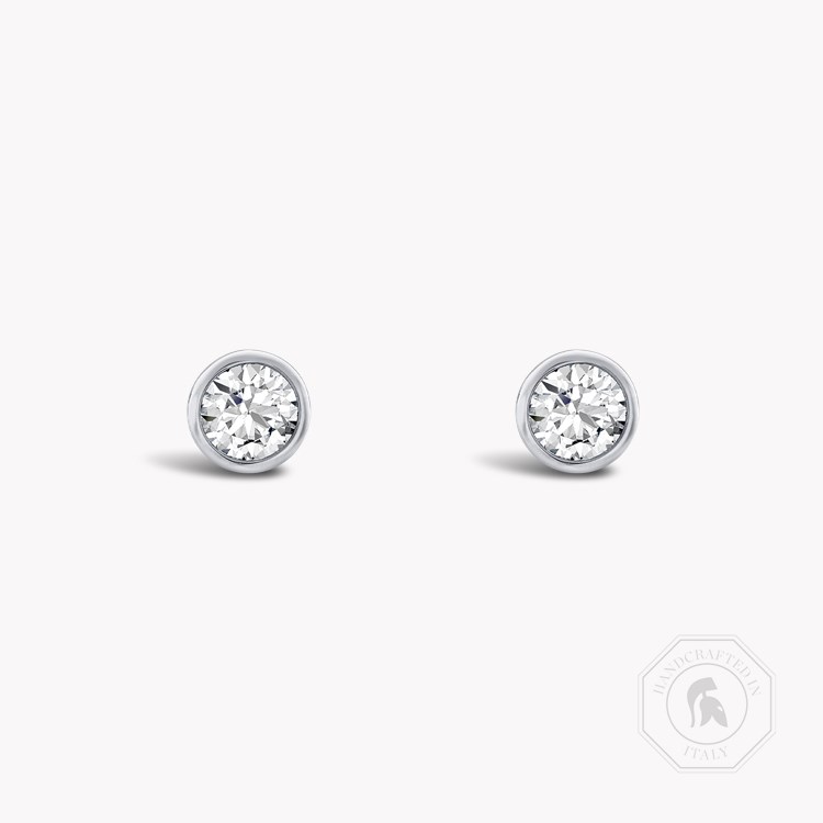 Sundance Diamond Stud Earrings Brilliant Cut, Rubover Set_1