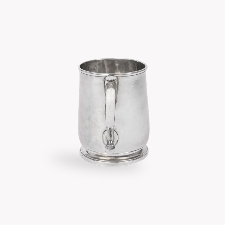 Silver George I 7.5oz Half Pint Mug Hallmarked London_2