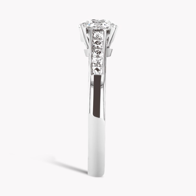 Gatsby 0.70ct Brilliant Cut Diamond Ring Brilliant cut, Claw set_4