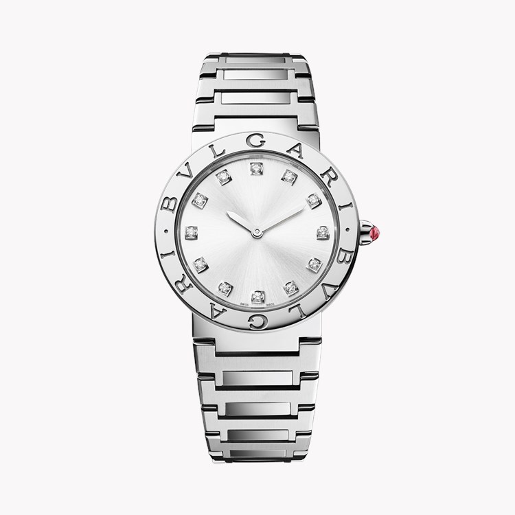 Bvlgari Bvlgari 33mm, Silver Dial, Diamond Numeral_1