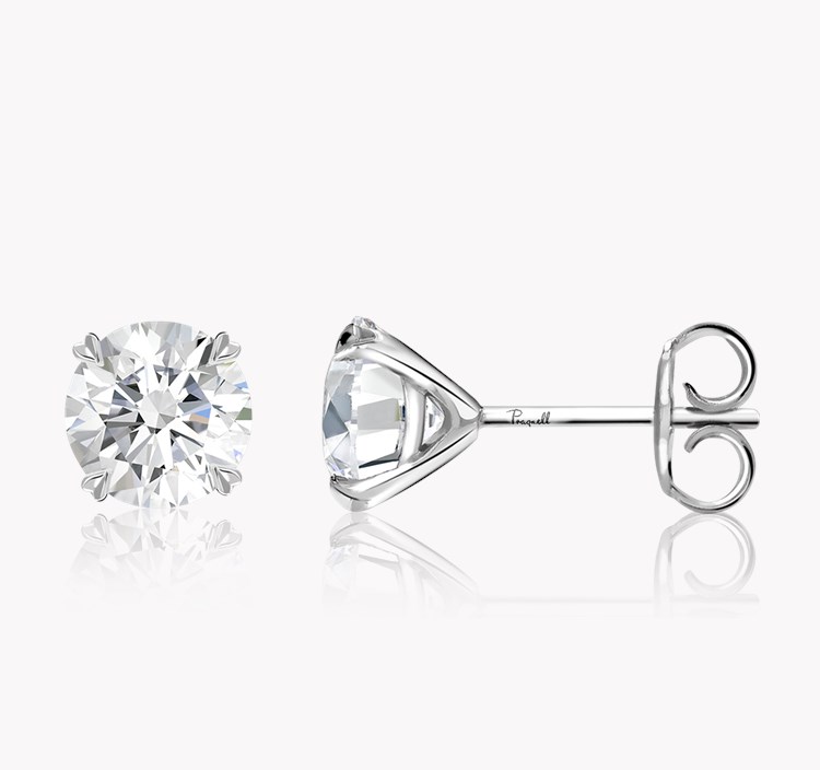 Windsor Diamond Stud Earrings Brilliant cut, Claw set_2