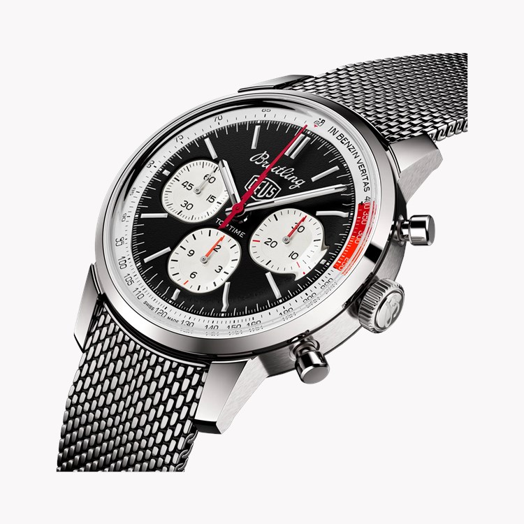 Breitling Top Time B01 Deus 41mm, Black Dial, Baton Numerals_2
