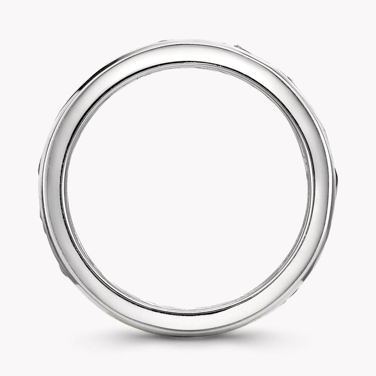 Diamond & Jade Ring Baguette Cut, Full Band_3
